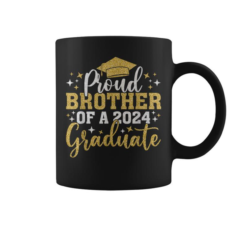 Brother Senior 2024 Proud Brother Of Class Of 2024 Graduate Coffee Mug