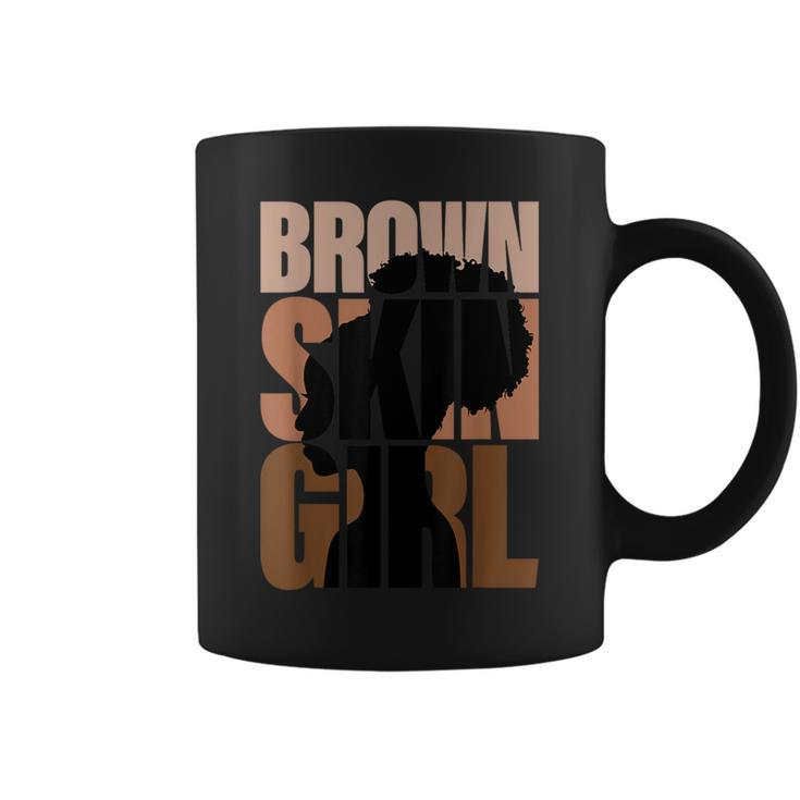 Brown Skin Girl Black Melanin Black History Junenth Women Coffee Mug