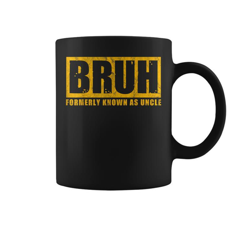 Bruh Formerly Known As Uncle Vintage Father's Day Men Coffee Mug