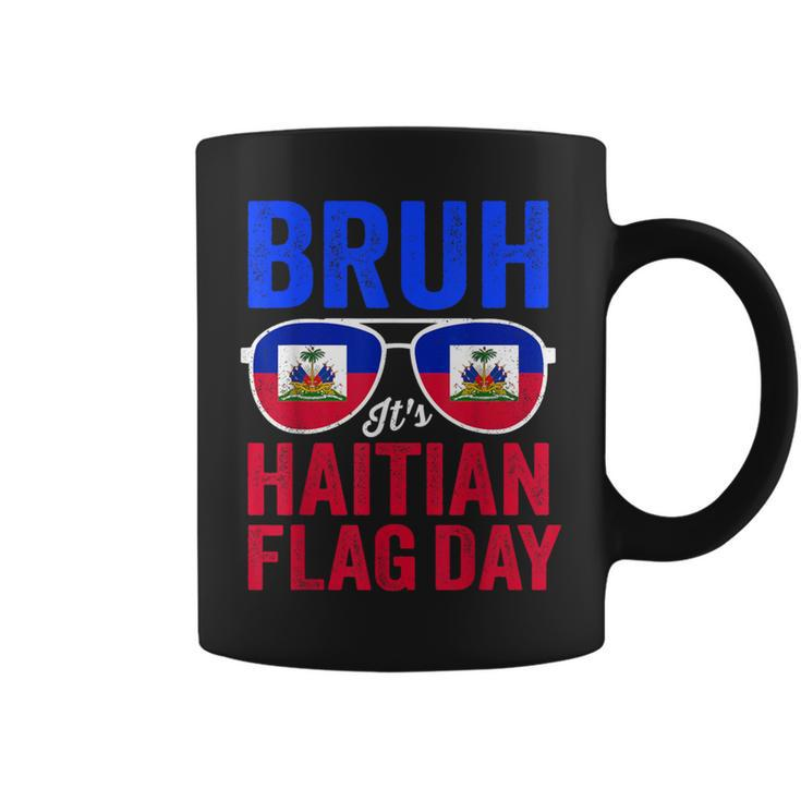 Bruh It's Haitian Flag Day Haiti Flag Boys Toddler Coffee Mug