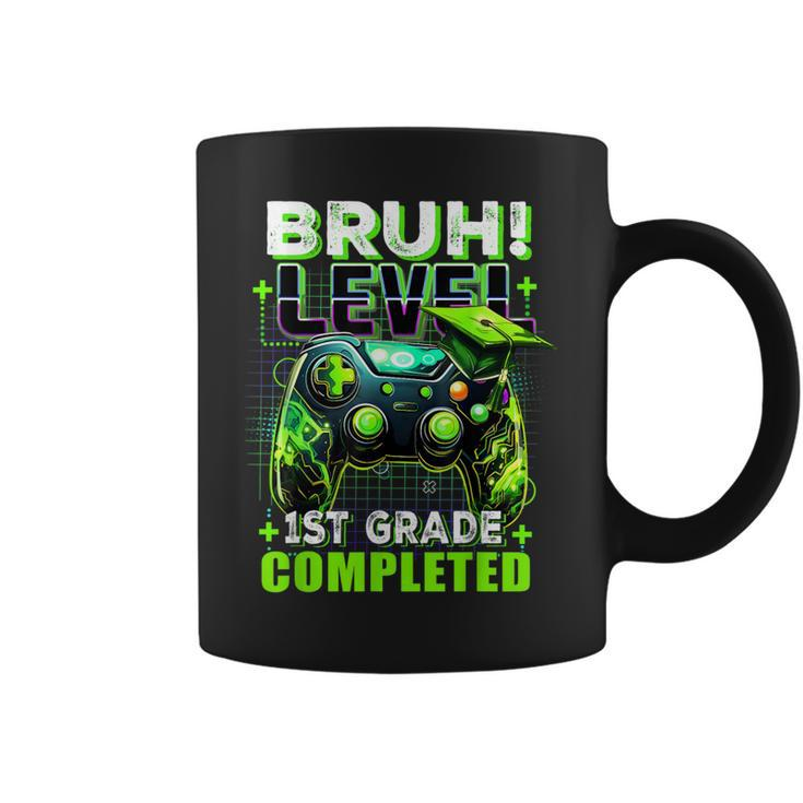 Bruh Level 1St Grade Completed Last Day Of School Graduate Coffee Mug