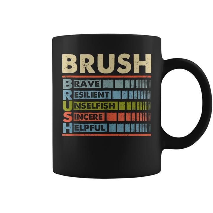 Brush Family Name Brush Last Name Team Coffee Mug