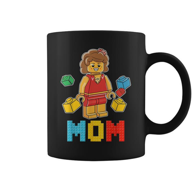 Building Bricks Blocks Mom Master Builder Matching Family Coffee Mug