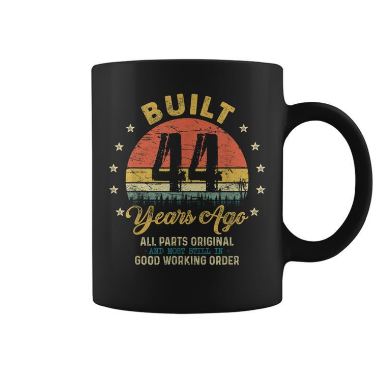 Built 44 Years Ago All Parts Original 44Th Birthday Coffee Mug