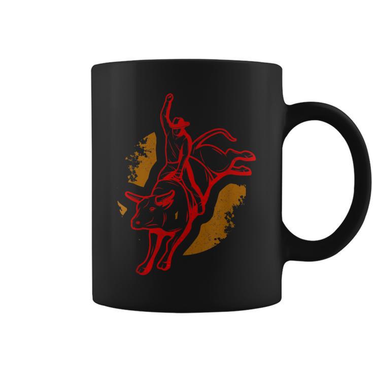 Bull Riding Rodeo Country Ranch Cowboy Bull Rider Coffee Mug