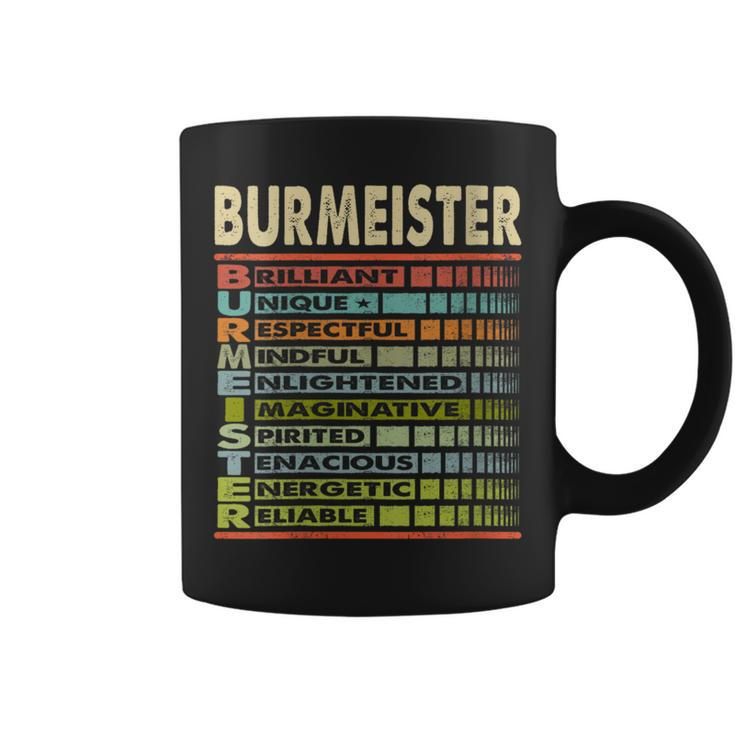Burmeister Family Name Last Name Burmeister Coffee Mug