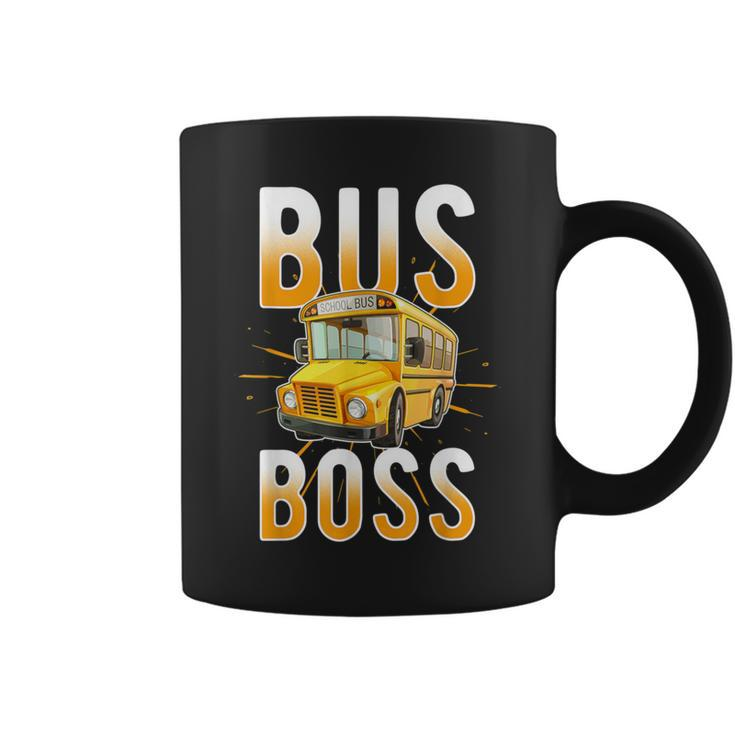 Bus Boss School Bus Driver Children Transport Coffee Mug