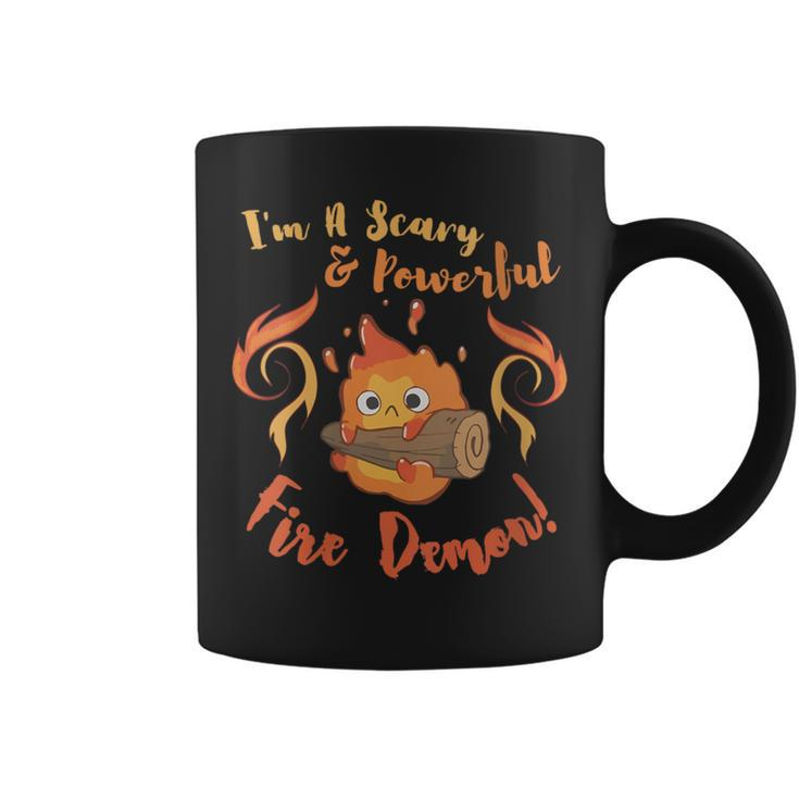 Calcifer Scary & Powerful Fire Demon Coffee Mug