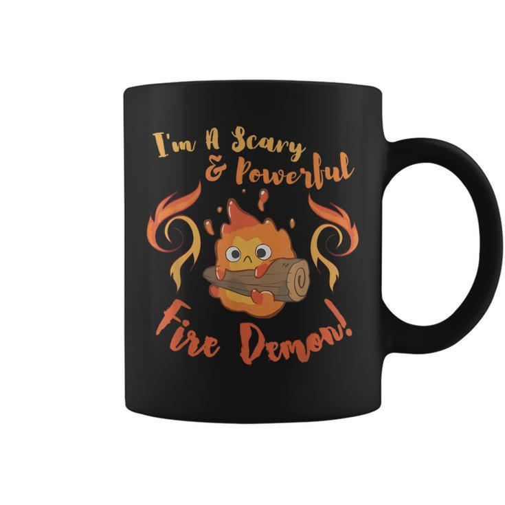 Calcifer Scary & Powerful Fire Demon Coffee Mug