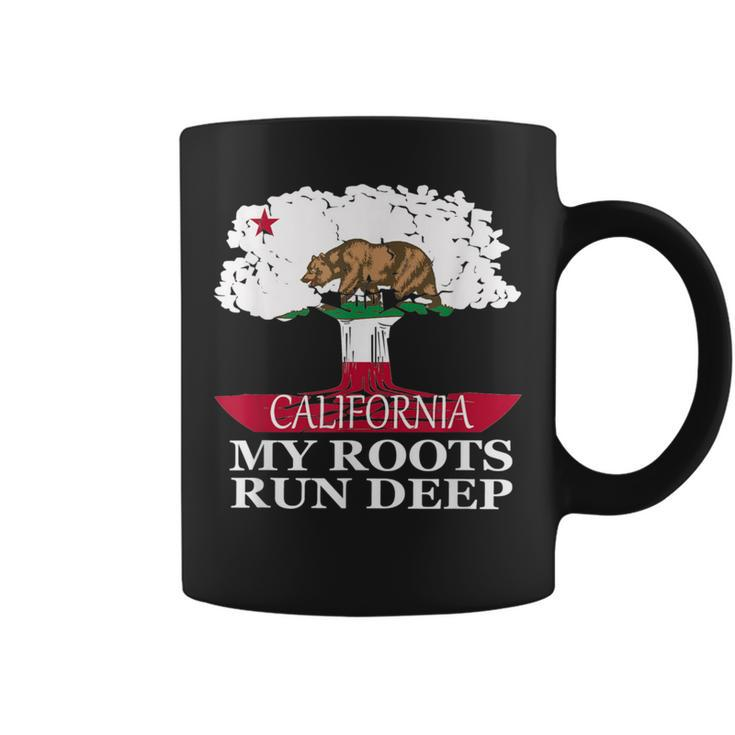 California Pride Flag My Roots Run Deep Tree Coffee Mug