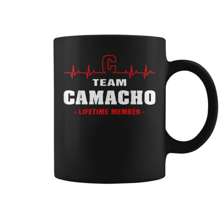 Camacho Surname Family Name Team Camacho Lifetime Member Coffee Mug