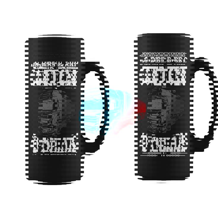 Camión Conductor Hombres Camioneros Camiones Camionero Taza de café