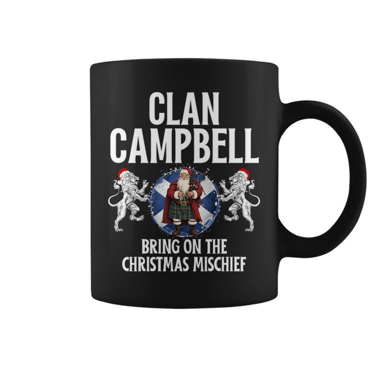 Campbell Clan Christmas Scottish Family Name Party Coffee Mug