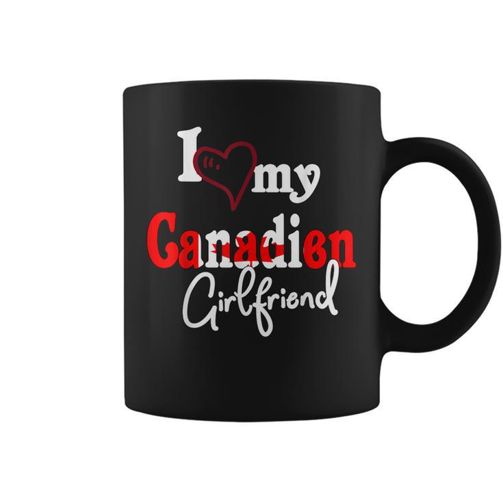 Canada I Love Canadien Girlfriend Couple Matching Coffee Mug