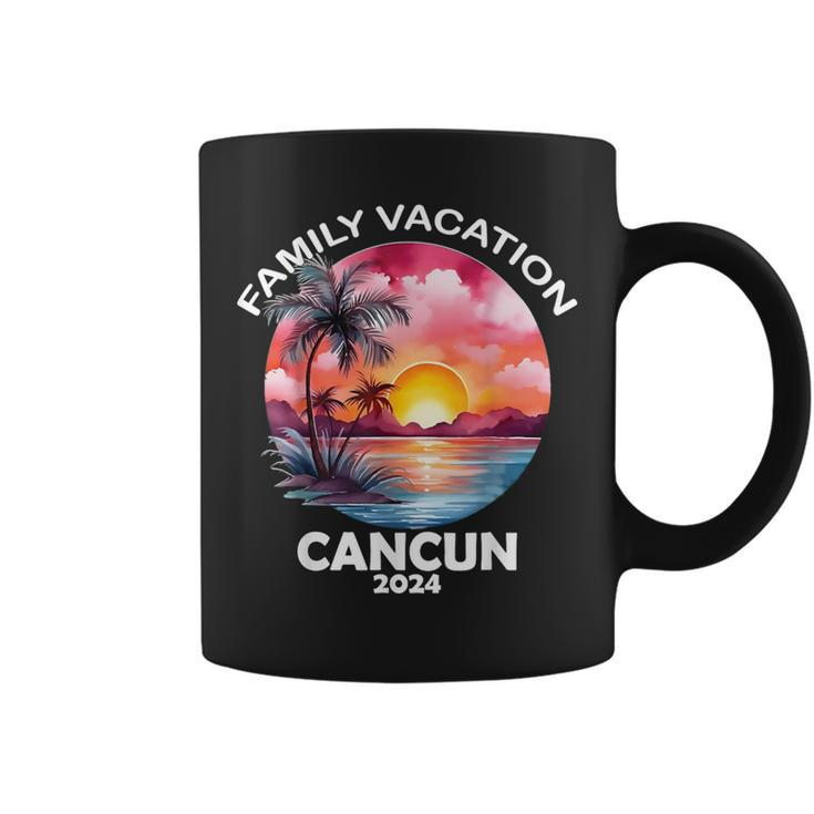 Cancun 2024 Family Vacation Trip Matching Group Coffee Mug