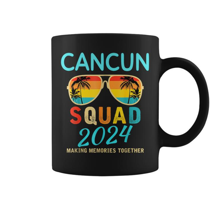 Cancun 2024 Vacation Squad Matching Group Coffee Mug