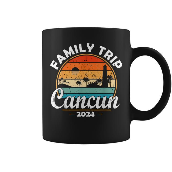 Cancun Mexico Family Trip 2024 Matching Family Vacation Coffee Mug