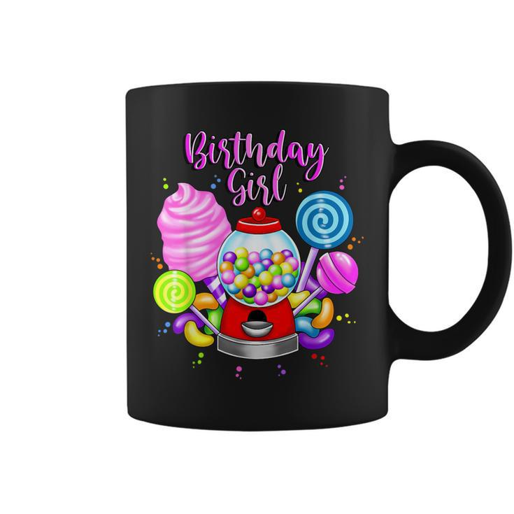 Candy Machine Birthday Girl Sweet Candyland Matching Family Coffee Mug