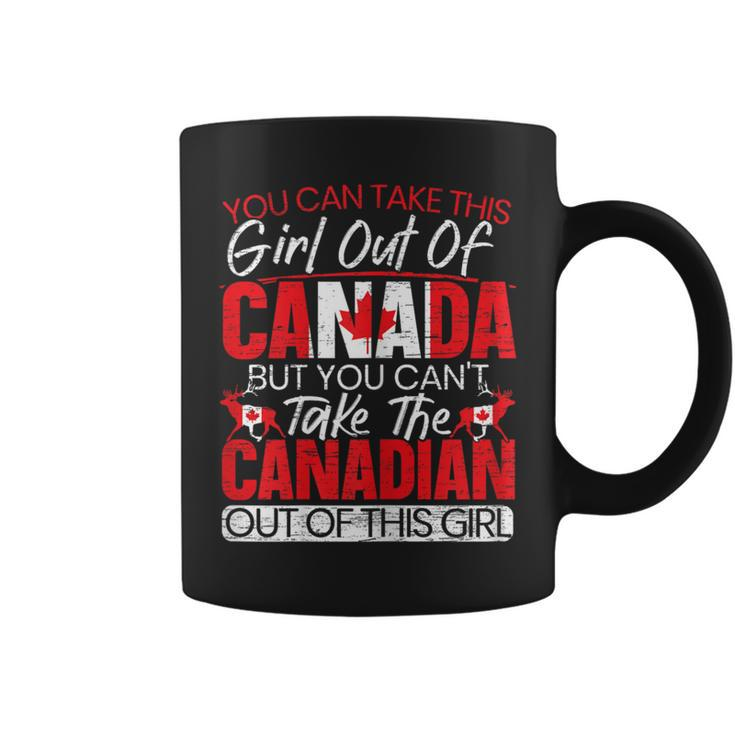 You Can't Take This Girl Out Of Canada Day Maple Leaf Canuck Coffee Mug