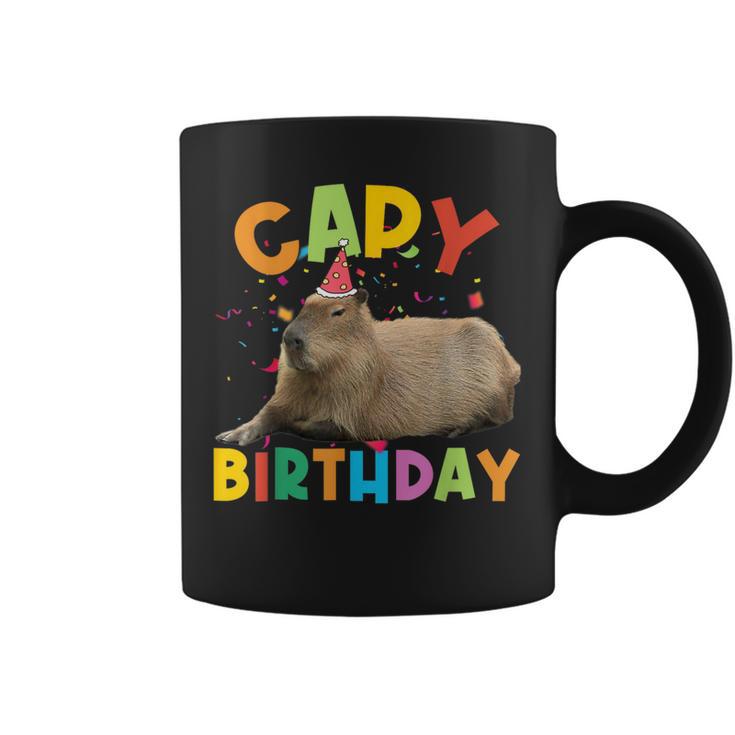 Capy Birthday Capybara Animals Boys Girls Birthday Coffee Mug