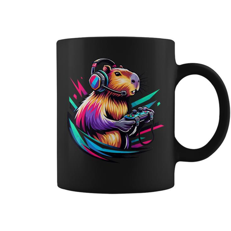 Capybara Capybara Rodent & Video Games Lover Coffee Mug