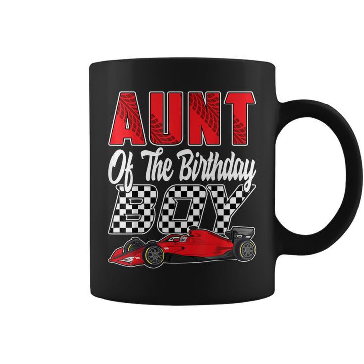 Car Racing Aunt Of The Birthday Boy Formula Race Car Coffee Mug