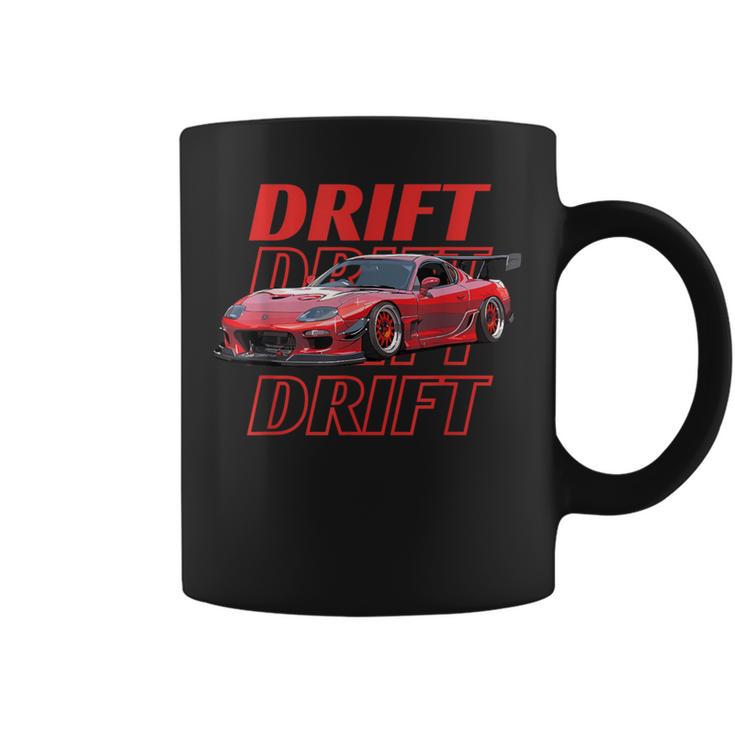 Car Street Drift Rx7 Jdm Streetwear Car Lover Present Coffee Mug