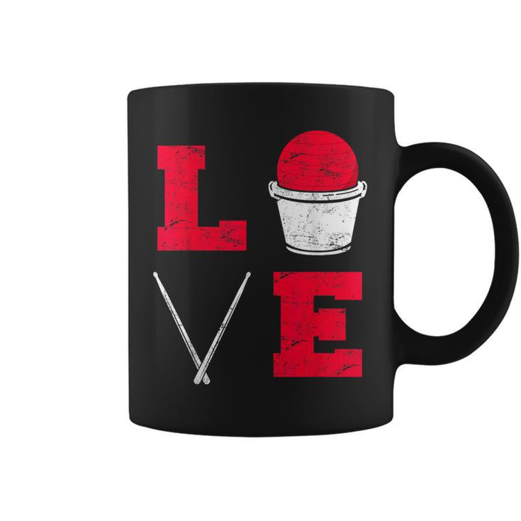 Cardio Drumming Love Fitness Class Gym Workout Exercise Coffee Mug