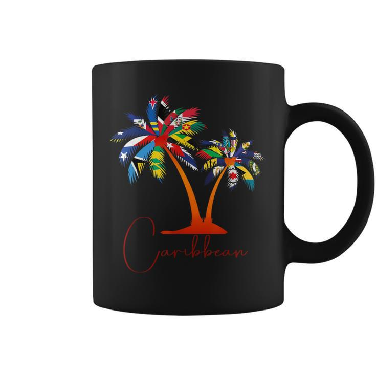 Caribbean Islands Flags Caribbean Sea Tour 2024 Coffee Mug