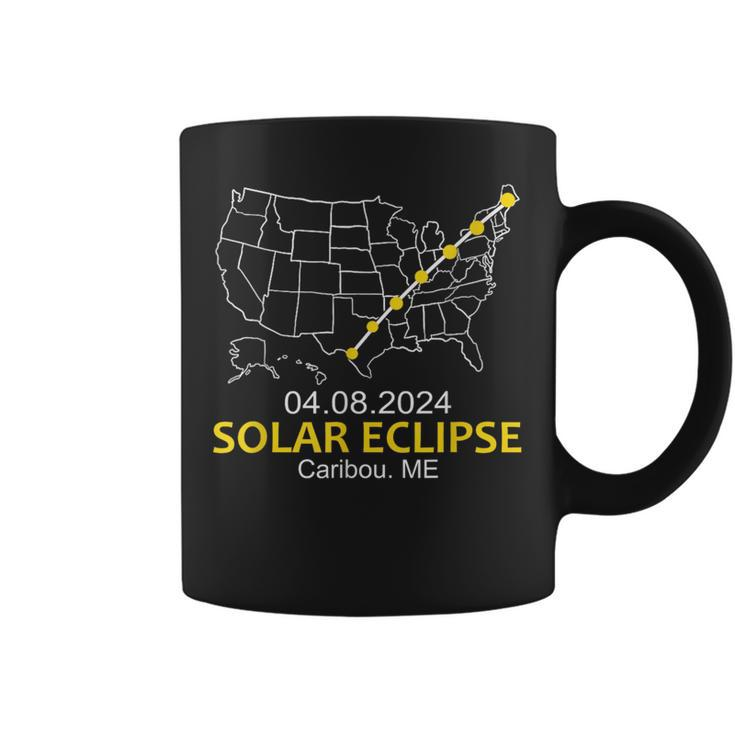 Caribou Maine Total Solar Eclipse 2024 Coffee Mug