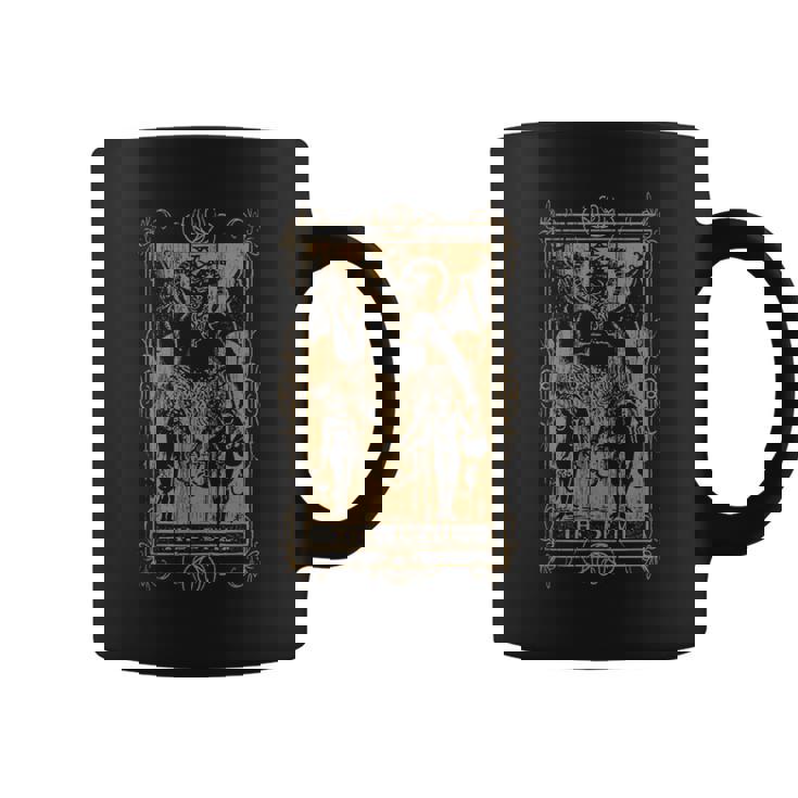 Cartas Góticas Del Tarot De La Bruja Del Diablo Horror Oculto Taza de café
