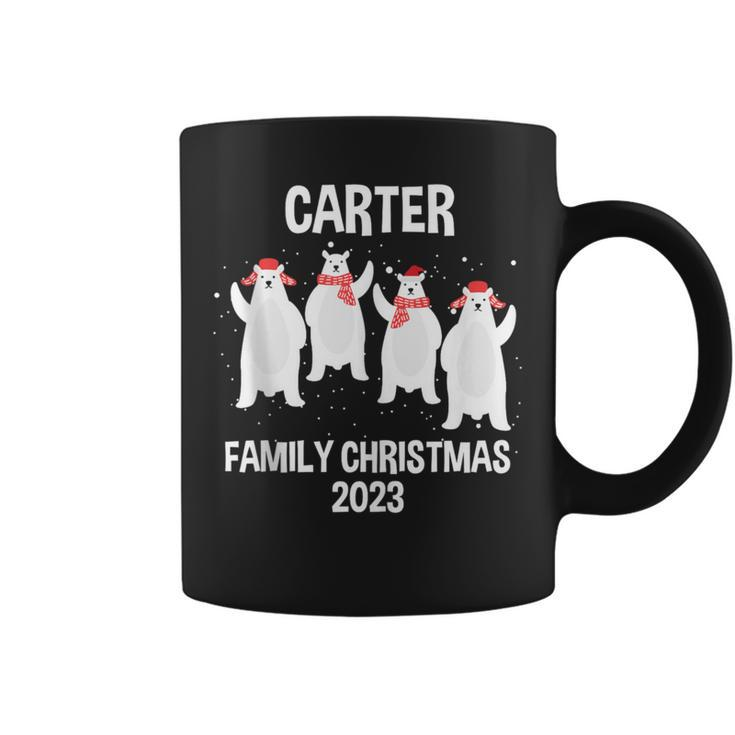 Carter Family Name Carter Family Christmas Coffee Mug