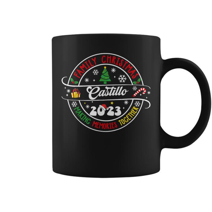 Castillo Family Name Christmas Matching Surname Xmas 2023 Coffee Mug