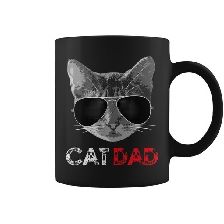 Cat Dad Father's Day For Cat Lovers Coffee Mug