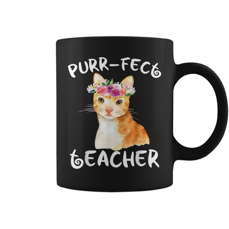 Cat Lover For Teachers Educators Appreciation Coffee Mug
