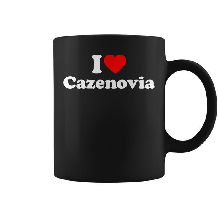 Cazenovia Love Heart College University Alumni Coffee Mug