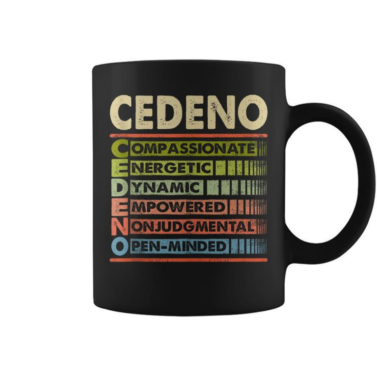 Cedeno Family Name Cedeno Last Name Team Coffee Mug