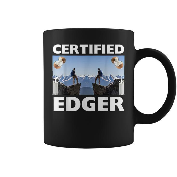 Certified Edger Offensive Meme For Women Coffee Mug