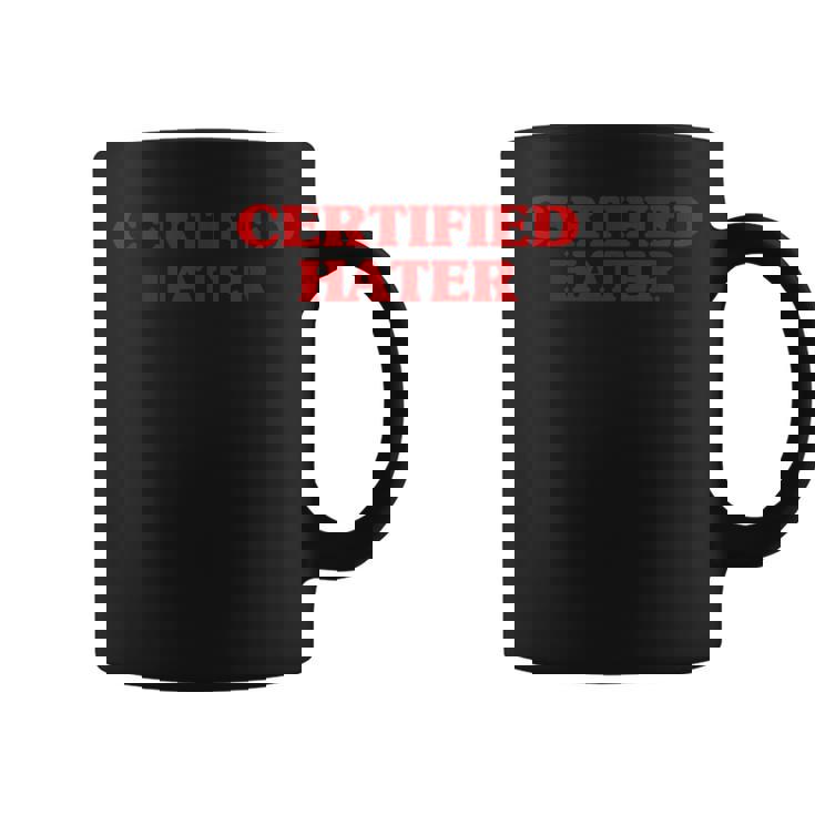 Certified Hater Aesthetic Hater Meme Taza de café
