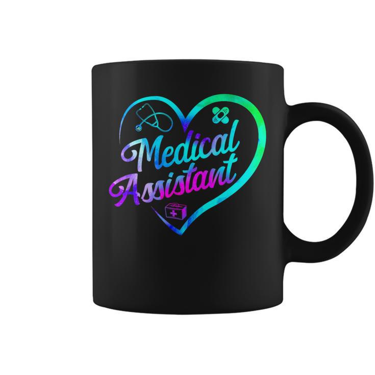 Certified Medical Assistant Watercolor Heart Cma Coffee Mug