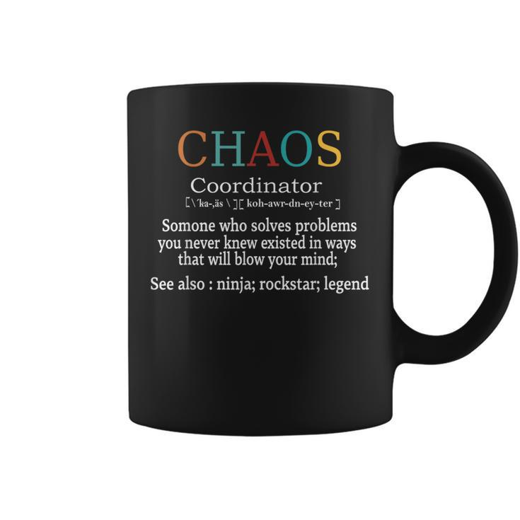 Chaos Coordinator Boss Lady Professional Day Coffee Mug