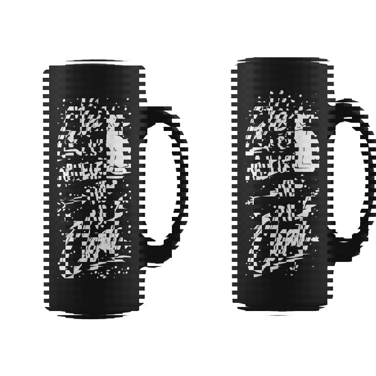 Chat Fille La Vie Est Meilleure Avec Un Chat Tasse
