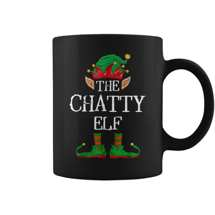 Chatty Elf Family Matching Christmas Pajama Pj Coffee Mug