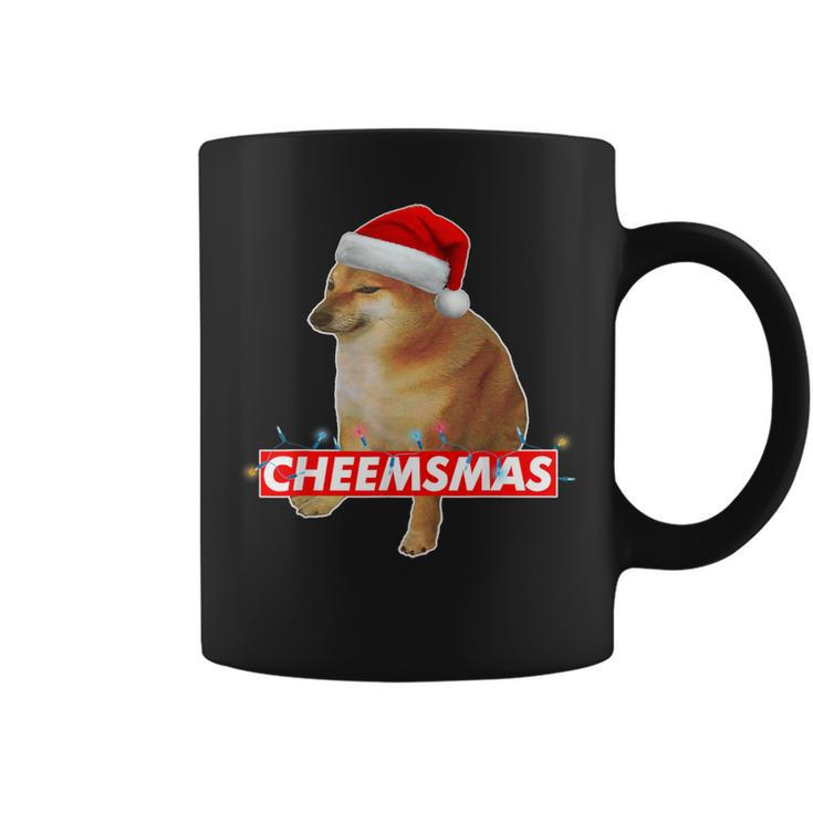 Cheems Cheemsmas Christmas Sweater Doge Meme Coffee Mug