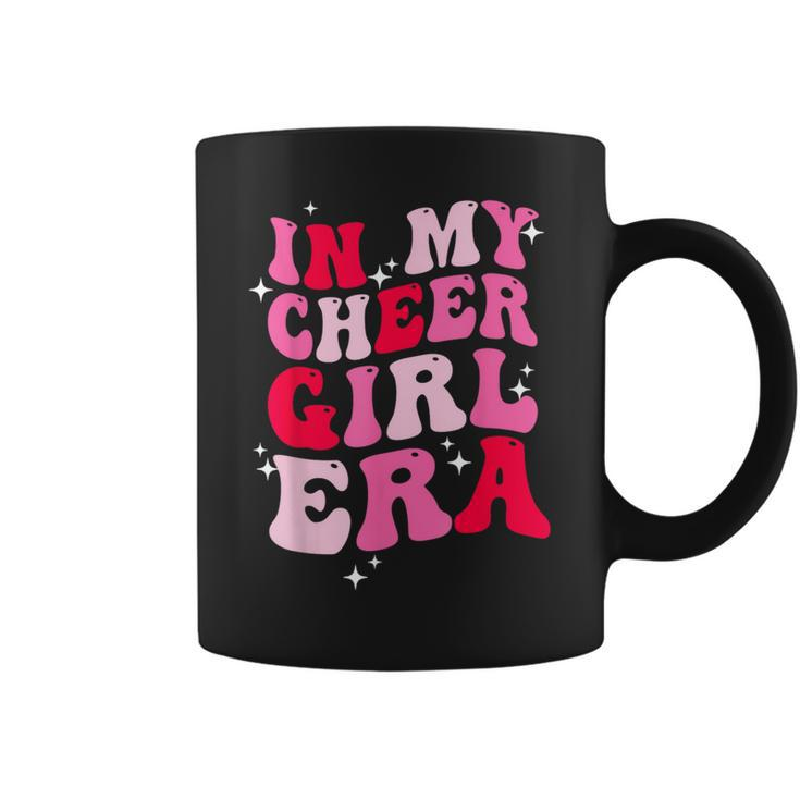 In My Cheer Girl Era Groovy Cheerleader Cheerleading Girl Coffee Mug
