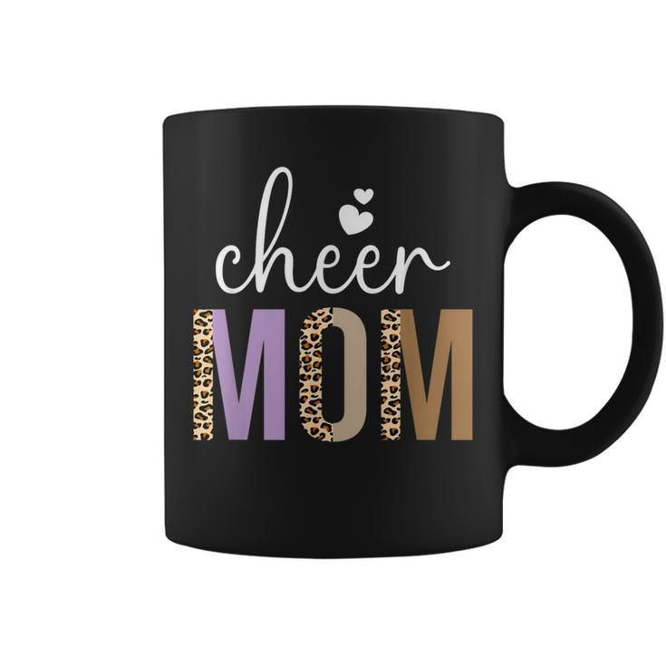 Cheer Mom Leopard Cheerleader For Coffee Mug