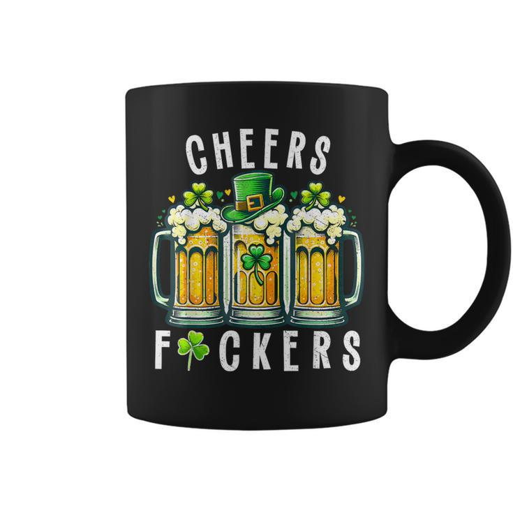 Cheers Fuckers St Patrick's Day Beer Drinking Coffee Mug