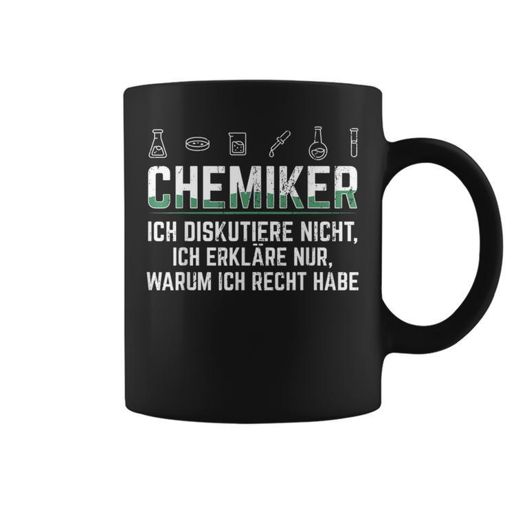 Chemiker Ich Erkläre Nur Warum Ich Rcht Habe Chemie Tassen