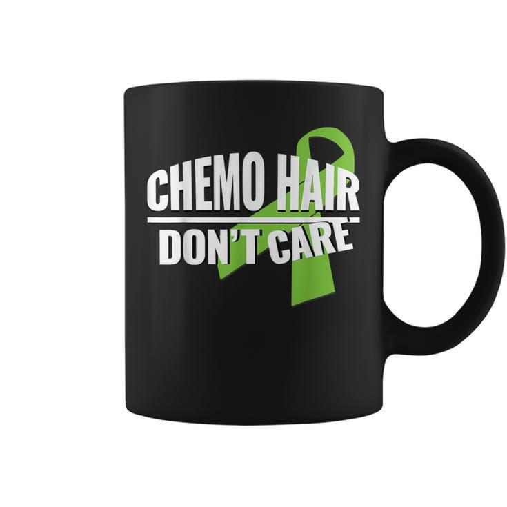 Chemo Hair Don't Care B Cell Lymphoma Cancer Coffee Mug