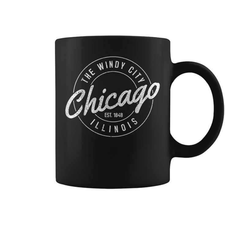 Chicago Est 1848 Illinois The Windy City Souvenir Coffee Mug